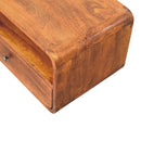 Avora Wall-Mounted Chestnut Nightstand Artisan