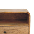 Avora Wall-Mounted Oak-ish Nightstand Artisan