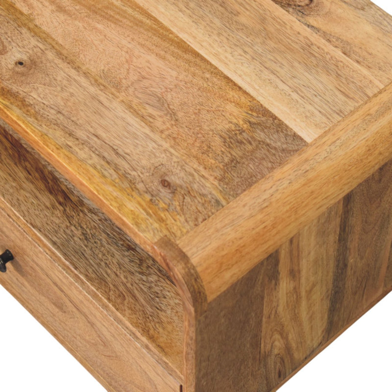Avora Wall-Mounted Oak-ish Nightstand Artisan