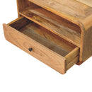 Avora Wall-Mounted Oak-ish Nightstand Artisan