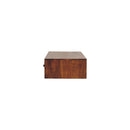 Lunar 2 Drawer Chestnut Wall Mounted Console Table Artisan
