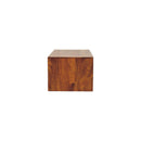 Lunar 2 Drawer Chestnut Wall Mounted Media Unit Artisan