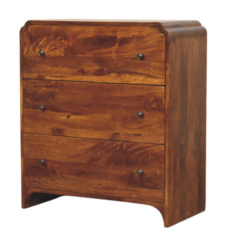 Newton Chestnut 3 Drawer Chest Artisan