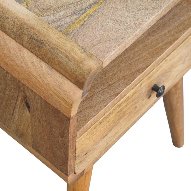 Newton Oak-ish Nightstand Artisan