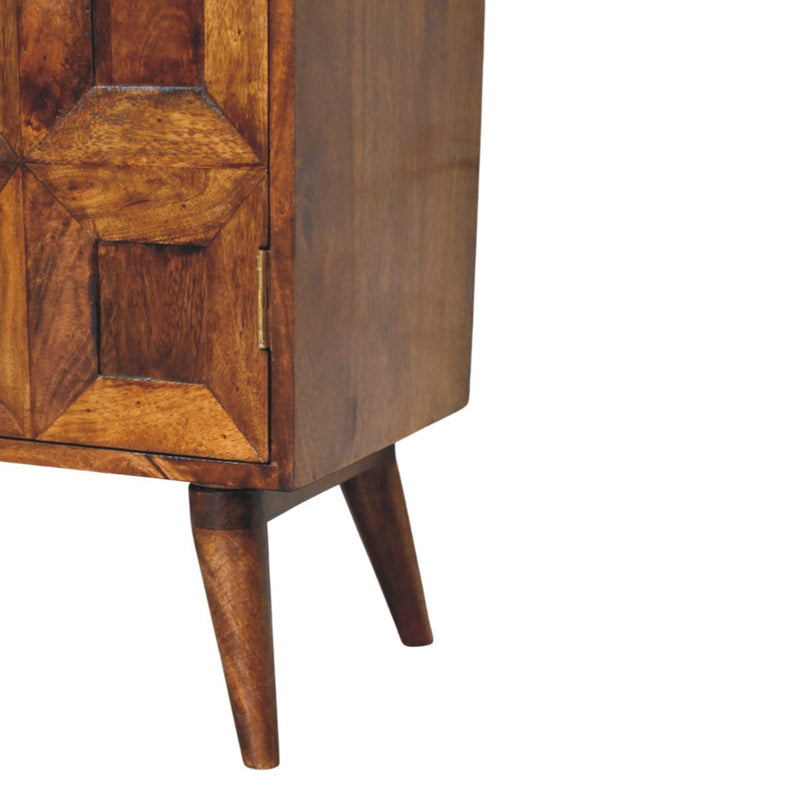 Solis Carved 4 Door Chestnut Sideboard