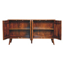 Solis Carved 4 Door Chestnut Sideboard