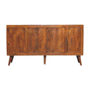 Solis Carved 4 Door Chestnut Sideboard