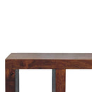 Orion Curved Chestnut Media Unit Artisan