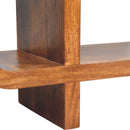 Orion Curved Chestnut Media Unit Artisan