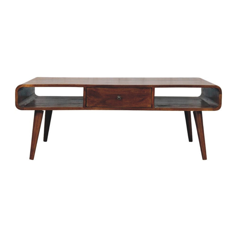 Avora 2 Drawer Chestnut Coffee Table Artisan