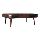 Avora 2 Drawer Chestnut Coffee Table Artisan