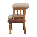 Strapped Hallway Boucle Bench Artisan