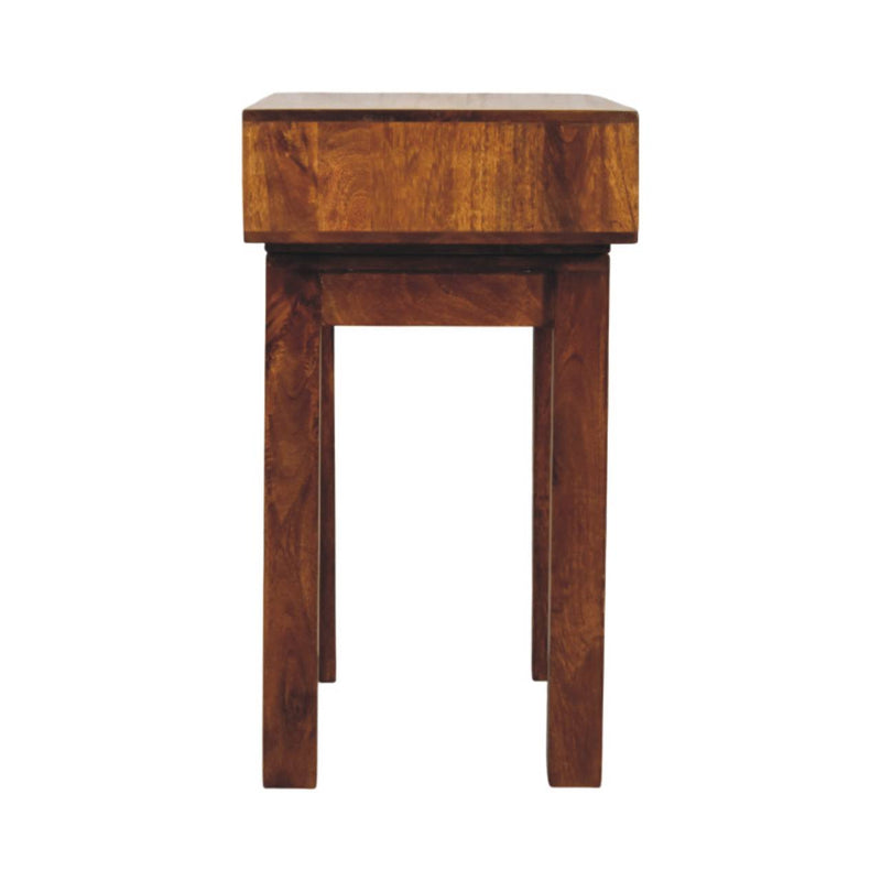 Tula 1 Drawer Chestnut Writing Desk