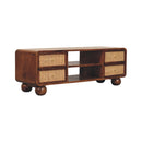 Larissa 4 Drawer Chestnut Media Unit Artisan