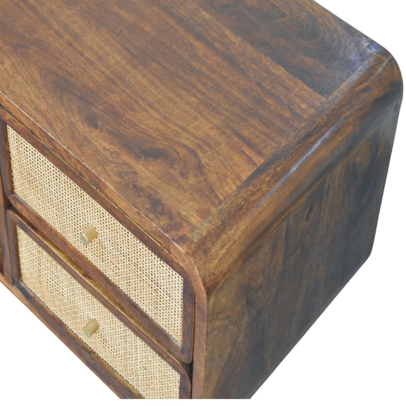 Larissa 4 Drawer Chestnut Media Unit Artisan