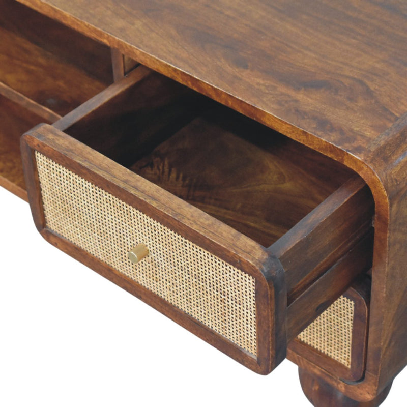 Larissa 4 Drawer Chestnut Media Unit Artisan