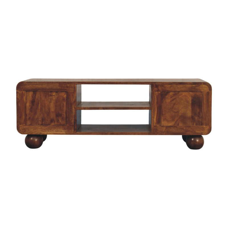 Larissa 4 Drawer Chestnut Media Unit Artisan