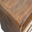 Larissa 2 Drawer Chestnut Nightstand Artisan