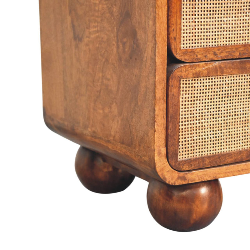 Larissa 2 Drawer Chestnut Nightstand Artisan