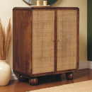 Larissa 2 Door Chestnut Cabinet Artisan