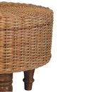 Regency Round Woven Stool Artisan