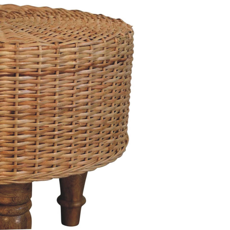 Regency Round Woven Stool Artisan