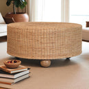 Regency Round Woven Stool Artisan