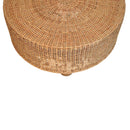 Regency Round Woven Coffee Table with Ball Feet Artisan