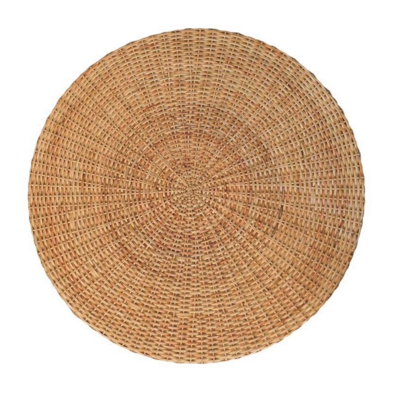 Regency Round Woven Coffee Table with Ball Feet Artisan