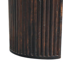 Velvet Mocha Fluted Bench Artisan