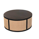Monaco Round Rattan Centerpiece Coffee Table Artisan