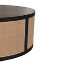 Monaco Round Rattan Centerpiece Coffee Table Artisan