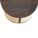 Monaco Round Rattan Centerpiece Coffee Table Artisan