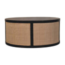 Monaco Round Rattan Centerpiece Coffee Table Artisan