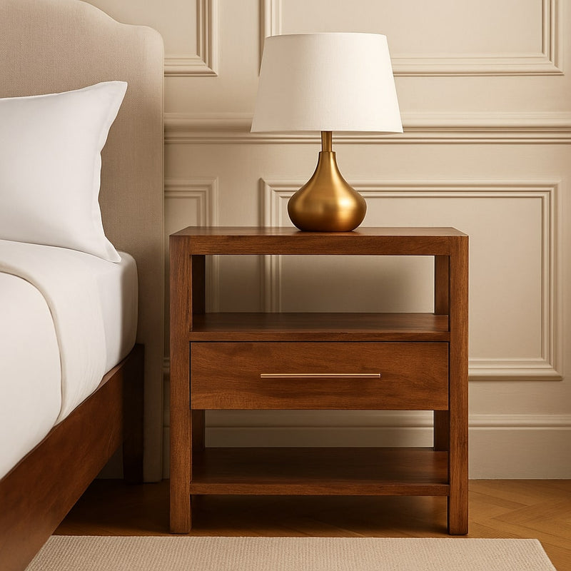 The Caldera Bedside Nightstand Stand Artisan