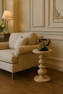 The Bellis Marble Accent Table Artisan