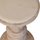 The Bellis Marble Accent Table Artisan