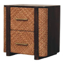 Havana Canefront 3-Drawers Nightstand Artisan
