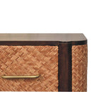 Havana Canefront 3-Drawers Nightstand Artisan