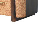 Havana Canefront 3-Drawers Nightstand Artisan
