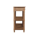 Savoy Bobbin Console Table with Jute Shelves Artisan