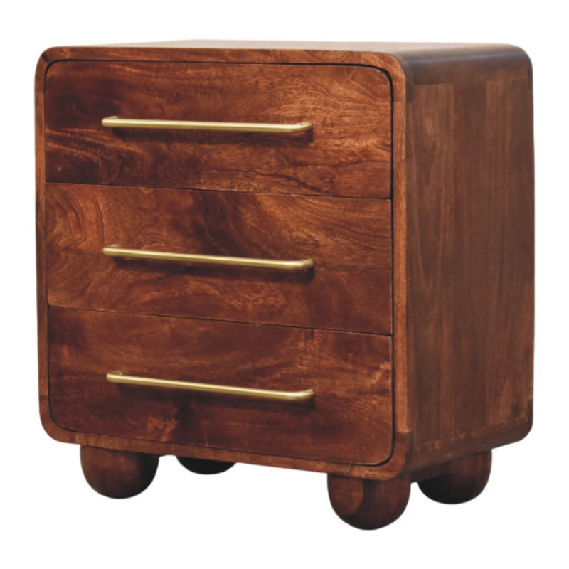 3-Drawer Rounded Chest Artisan