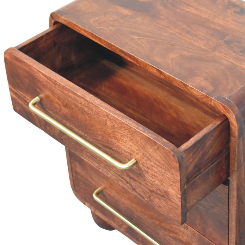 3-Drawer Rounded Chest Artisan