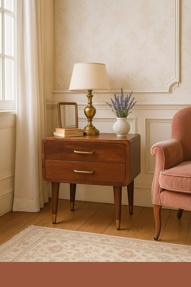 Astor 2-Drawer Nightstand Artisan