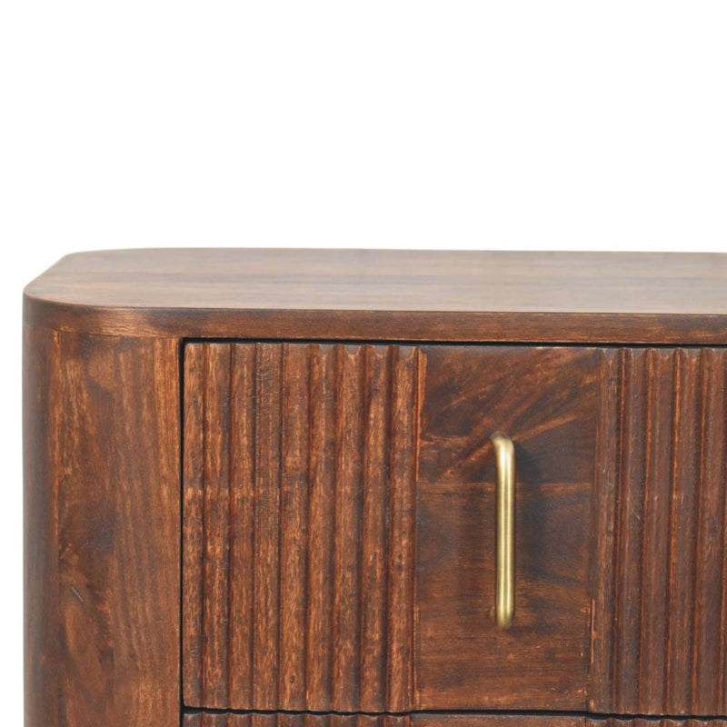 Marlowe Fluted Nightstand Artisan
