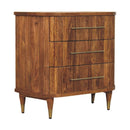 Emerson Ribbed 3-Drawer Chest Artisan