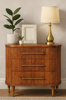 Emerson Ribbed 3-Drawer Chest Artisan