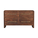 Copenhagen 4-Drawer Chest in Smoked Oak Artisan