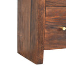 Copenhagen 4-Drawer Chest in Smoked Oak Artisan