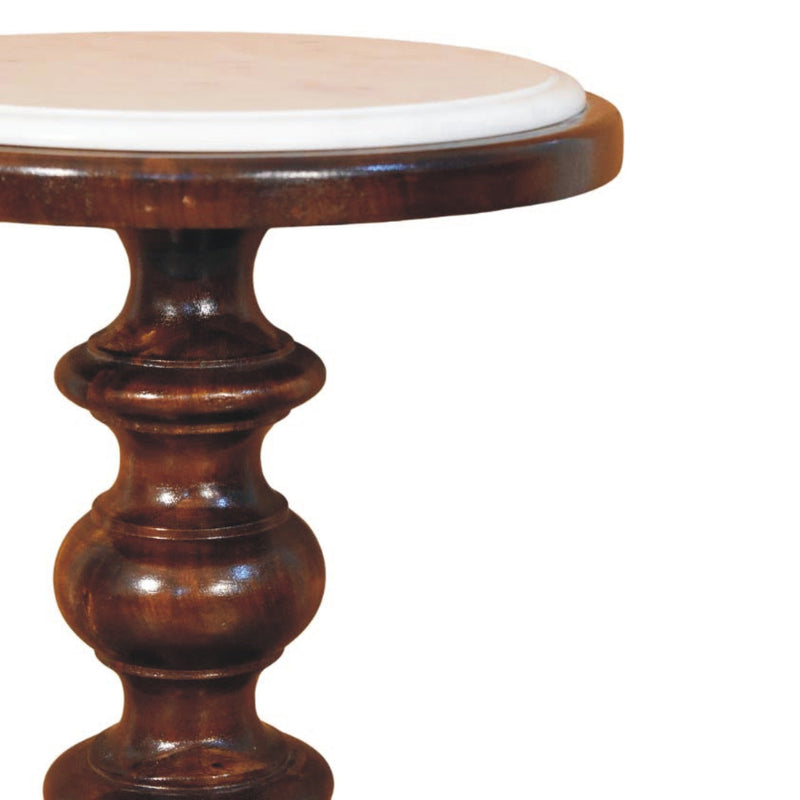 Bellmont Marble-Top Side Table Artisan